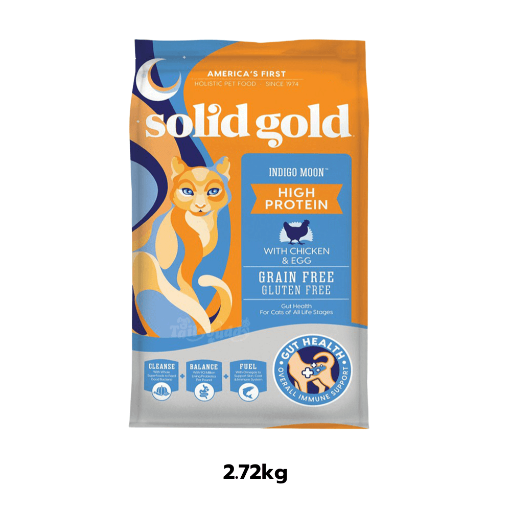 อาหารแมว Solid Gold เกรดโฮลิสติก สูตร Indigo Moon โปรตีนสูง 2.72 กก._1